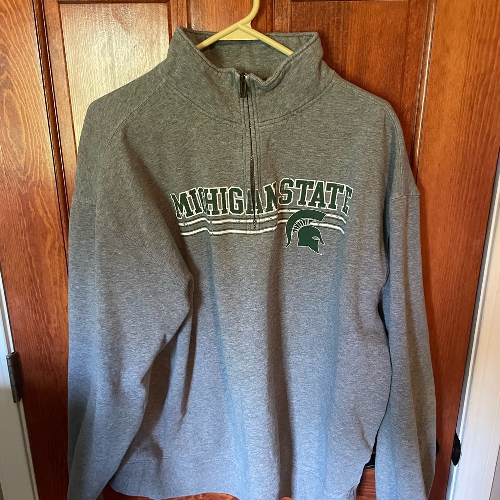 Vintage MSU Q-Zip